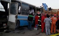 کشته‌شدگان تصادف اتوبوس کارگران در عسلویه به ۶ نفر رسید